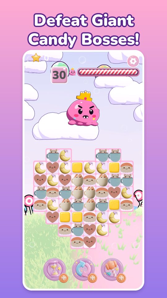 Boss Match: dev şeker boss'u ile savaş